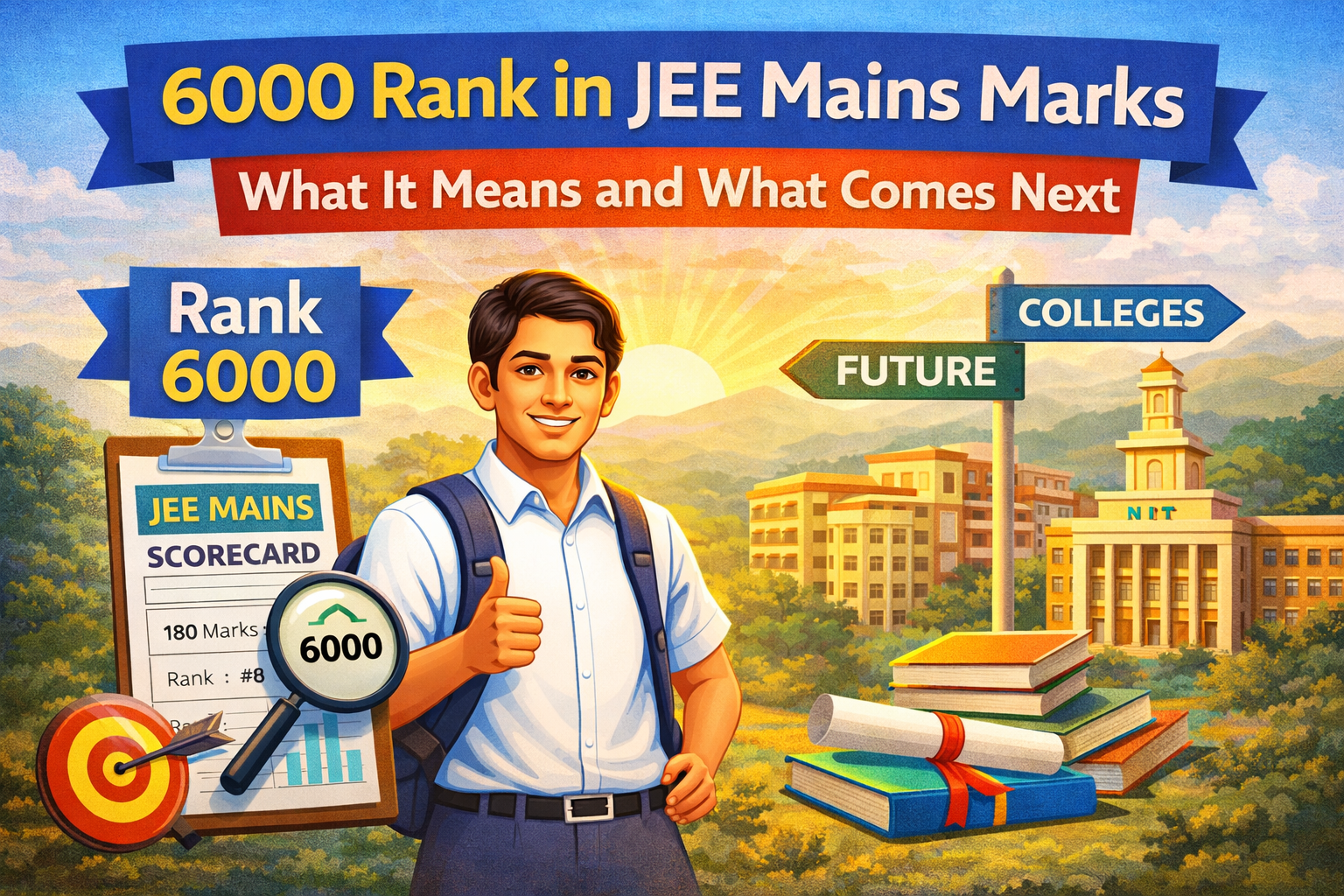 6000 Rank in JEE Mains Marks – What It Means and What Comes Next