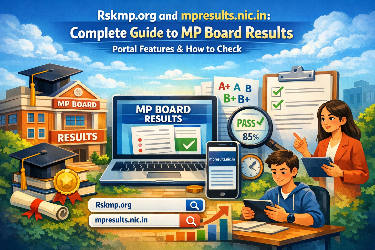 Rskmp.org and mpresults.nic.in: Complete Guide to MP Board Results, Portal Features & How to Check feacture image