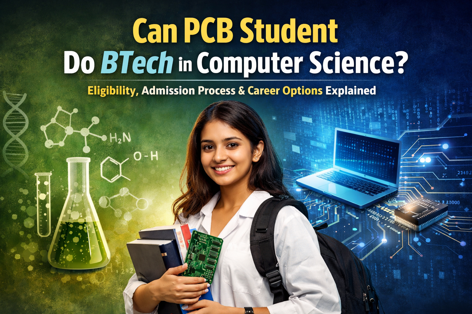 Can PCB Student Do BTech in Computer Science? Eligibility, Admission Process & Career Options Explained
