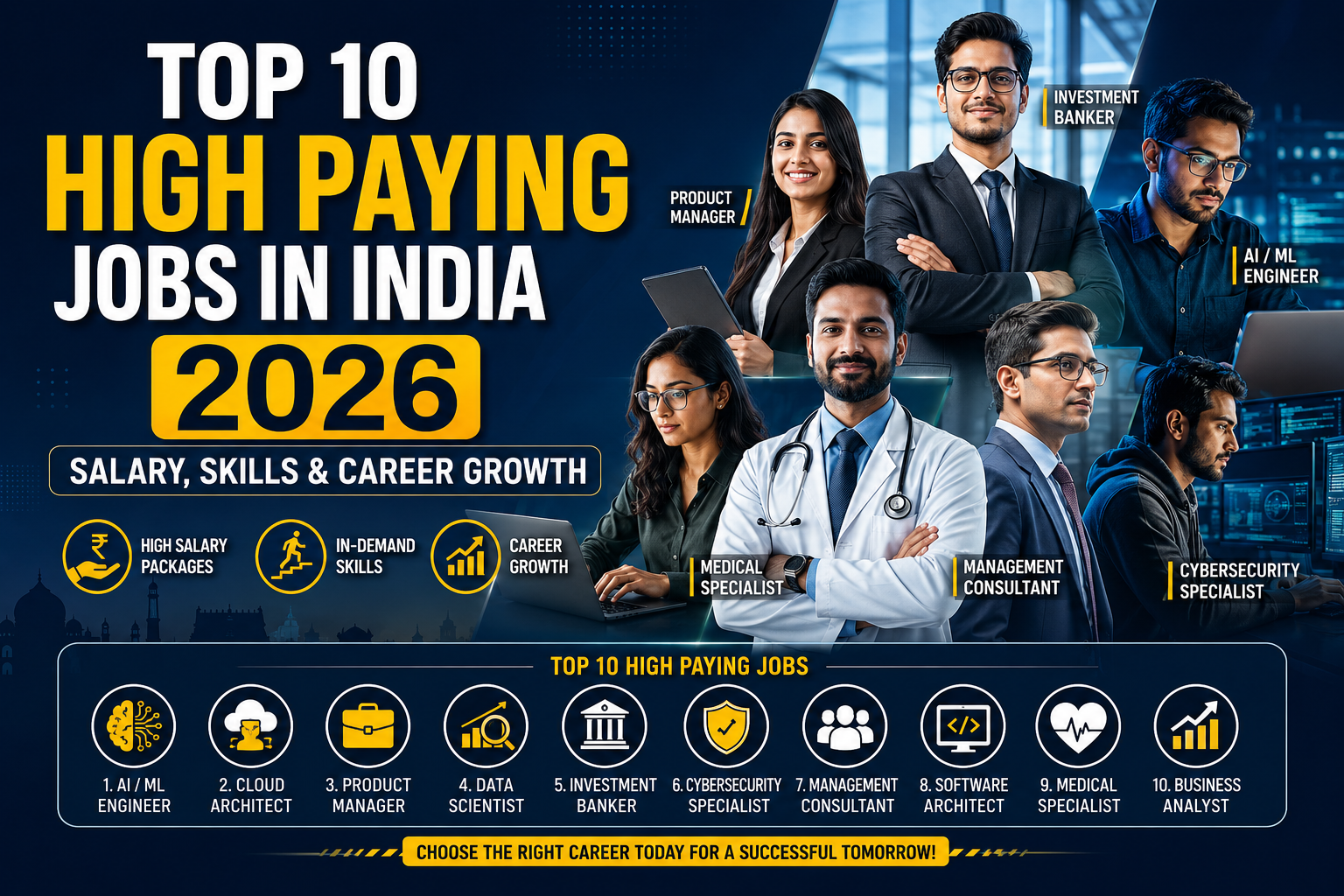 Top 10 High Paying Jobs in India 2026