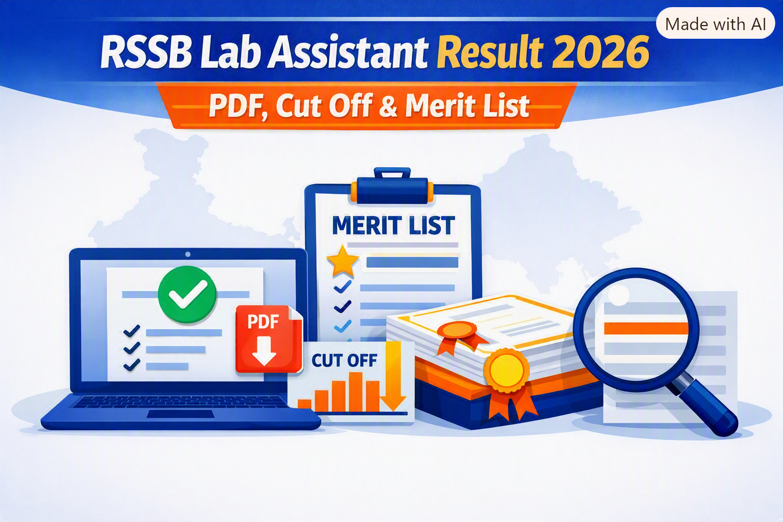 RSSB Lab Assistant Result 2026 - check result PDF and merit list online